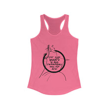 Load image into Gallery viewer, "Put Your Hoops In" Women's Ideal Racerback Tank