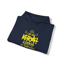 Load image into Gallery viewer, LMTE "I love when Karma..." Hooded Sweatshirt