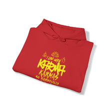 Load image into Gallery viewer, LMTE "I love when Karma..." Hooded Sweatshirt