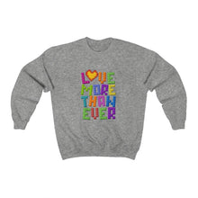 Load image into Gallery viewer, LMTE "Blocks of Love" Unisex Crewneck