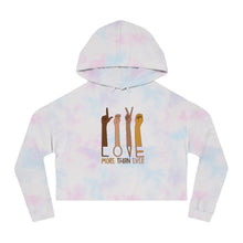 Load image into Gallery viewer, LMTE ASL Women’s Cropped Hooded Sweatshirt