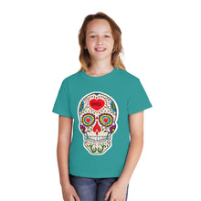 Load image into Gallery viewer, LMTE "Candy Skull" Youth Midweight Tee