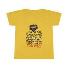 Load image into Gallery viewer, LMTE "Love Will Save" Toddler T-shirt