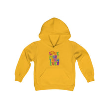 Load image into Gallery viewer, LMTE "Blocks of Love" Youth Hoodie