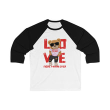 Load image into Gallery viewer, LMTE "Cool Teddy" Unisex 3\4 Sleeve Baseball Tee