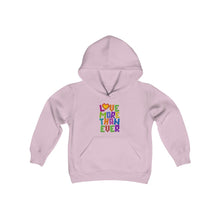 Load image into Gallery viewer, LMTE "Blocks of Love" Youth Hoodie
