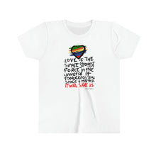 Load image into Gallery viewer, LMTE "Love Will Save" Youth Short Sleeve Tee