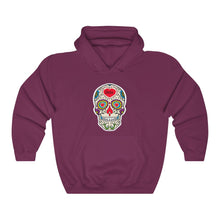 Load image into Gallery viewer, LMTE "Candy Skull" Unisex Hooded Sweatshirt