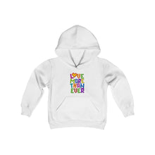 Load image into Gallery viewer, LMTE "Blocks of Love" Youth Hoodie
