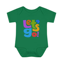 Load image into Gallery viewer, LMTE "Let's Go' Infant Baby Rib Bodysuit