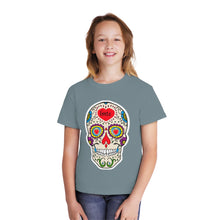 Load image into Gallery viewer, LMTE "Candy Skull" Youth Midweight Tee