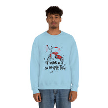 Load image into Gallery viewer, LMTE "All so simple" Crewneck Sweatshirt
