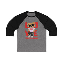 Load image into Gallery viewer, LMTE "Cool Teddy" Unisex 3\4 Sleeve Baseball Tee