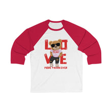 Load image into Gallery viewer, LMTE "Cool Teddy" Unisex 3\4 Sleeve Baseball Tee
