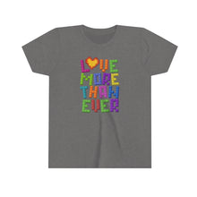 Load image into Gallery viewer, LMTE "Blocks of Love" Youth Tee