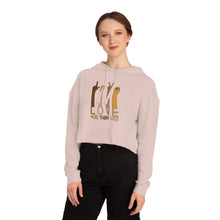 Load image into Gallery viewer, LMTE ASL Women’s Cropped Hooded Sweatshirt