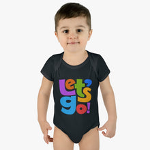 Load image into Gallery viewer, LMTE "Let's Go' Infant Baby Rib Bodysuit
