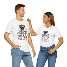 Load image into Gallery viewer, LMTE "Love will Save" Unisex Tee
