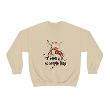 Load image into Gallery viewer, LMTE "All so simple" Crewneck Sweatshirt