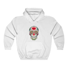 Load image into Gallery viewer, LMTE "Candy Skull" Unisex Hooded Sweatshirt