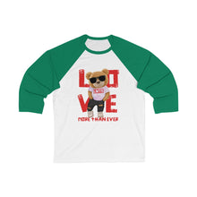 Load image into Gallery viewer, LMTE "Cool Teddy" Unisex 3\4 Sleeve Baseball Tee