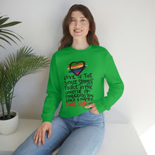 Load image into Gallery viewer, LMTE "Love will Save" Crewneck Sweatshirt