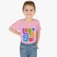 Load image into Gallery viewer, LMTE "Let's Go' Infant Baby Rib Bodysuit