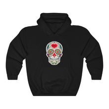 Load image into Gallery viewer, LMTE "Candy Skull" Unisex Hooded Sweatshirt
