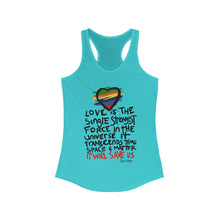 Load image into Gallery viewer, LMTE "Love will Save" Women's Ideal Racerback Tank