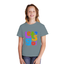 Load image into Gallery viewer, LMTE "Let's Go" Youth Midweight Tee
