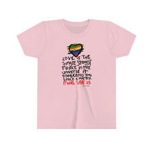 Load image into Gallery viewer, LMTE "Love Will Save" Youth Short Sleeve Tee