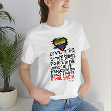 Load image into Gallery viewer, LMTE "Love will Save" Unisex Tee
