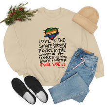 Load image into Gallery viewer, LMTE "Love will Save" Crewneck Sweatshirt
