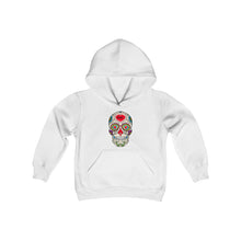 Load image into Gallery viewer, LMTE &quot;Candy Skull&quot; Youth Hooded Sweatshirt
