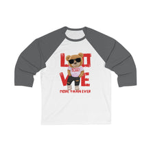 Load image into Gallery viewer, LMTE &quot;Cool Teddy&quot; Unisex 3\4 Sleeve Baseball Tee
