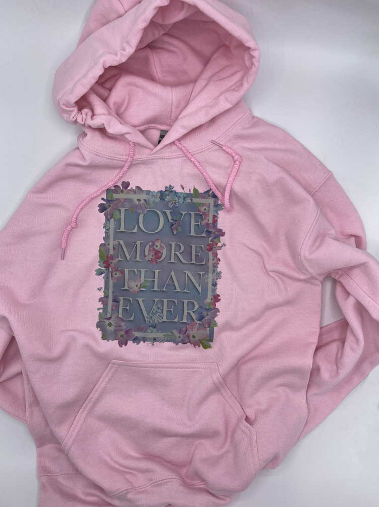 LMTE Pink Floral Hoodie - Small