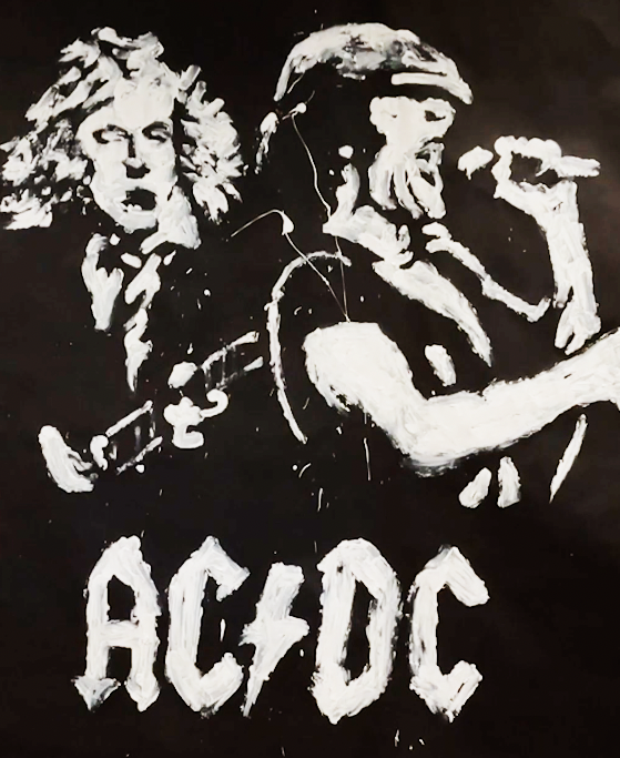 ACDC - Finger Painting 4ft x 5ft