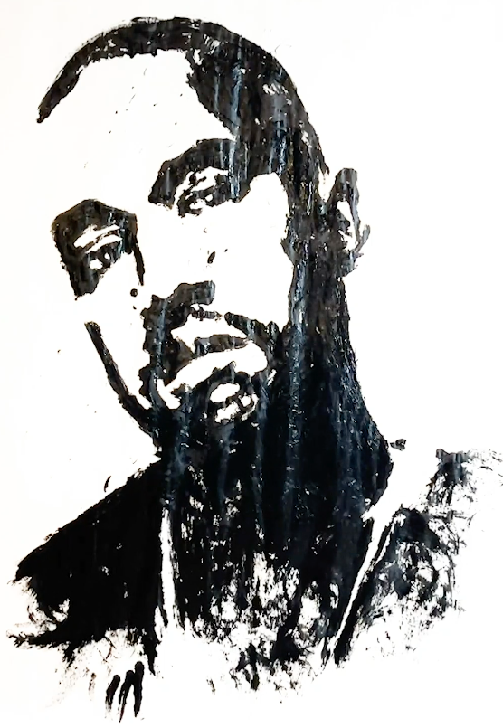Kanye West Finger Painting 4ft x 5ft