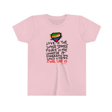 Load image into Gallery viewer, LMTE &quot;Love Will Save&quot; Youth Short Sleeve Tee

