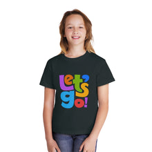 Load image into Gallery viewer, LMTE &quot;Let&#39;s Go&quot; Youth Midweight Tee
