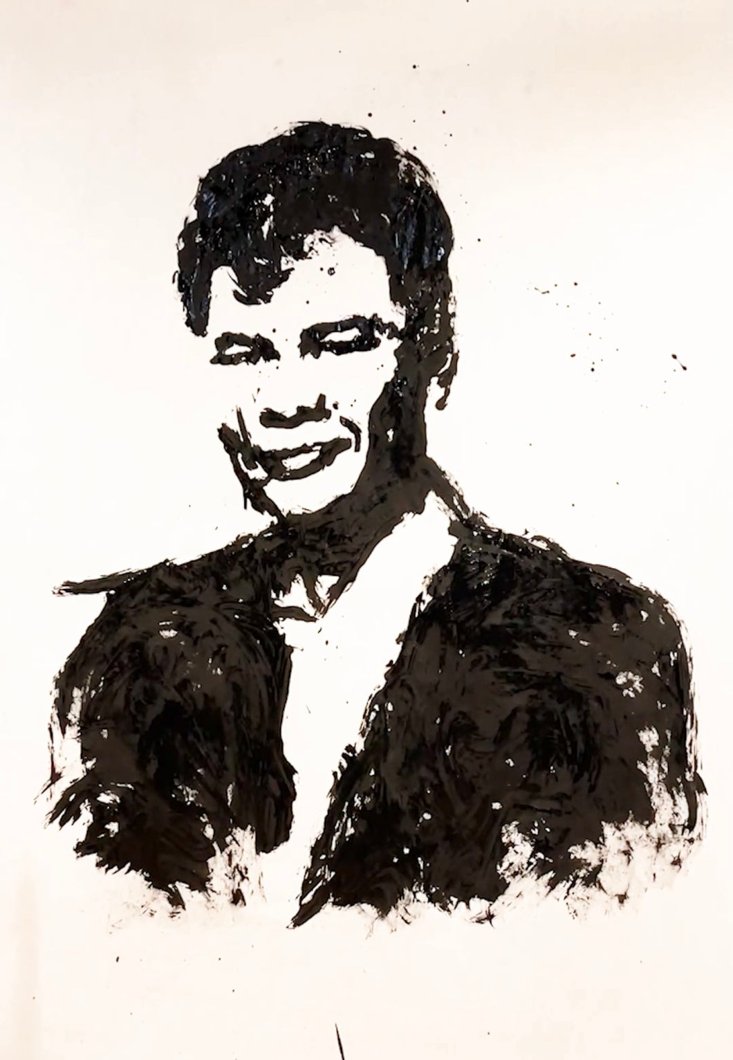 Ritchie Valens 4ft x 5ft Finger Painting